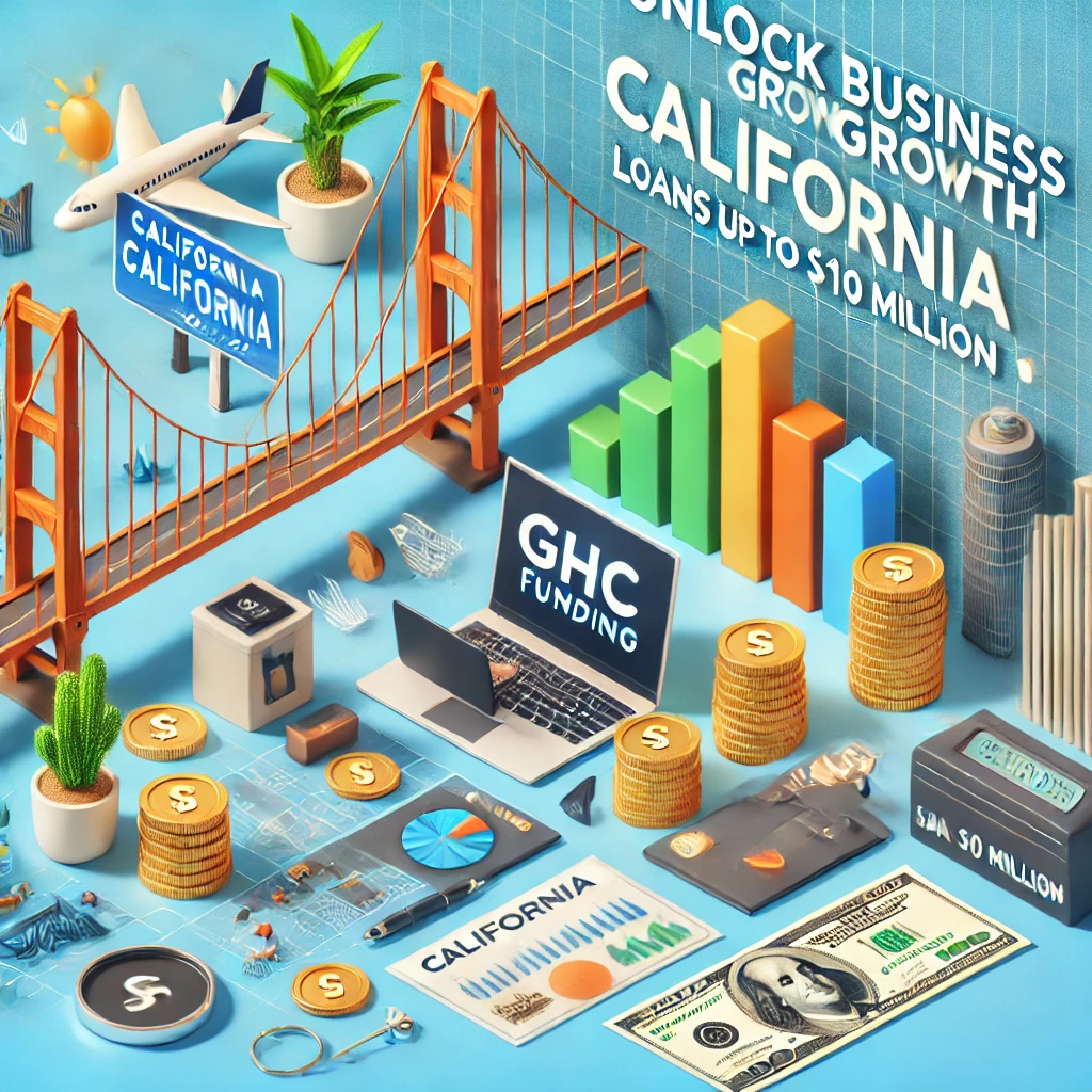 DALL·E 2024-07-31 18.55.48 - Create an image for a blog article titled 'Unlock Business Growth in California with GHC Funding_ Loans Up to $10 Million'. The image should include e.webp