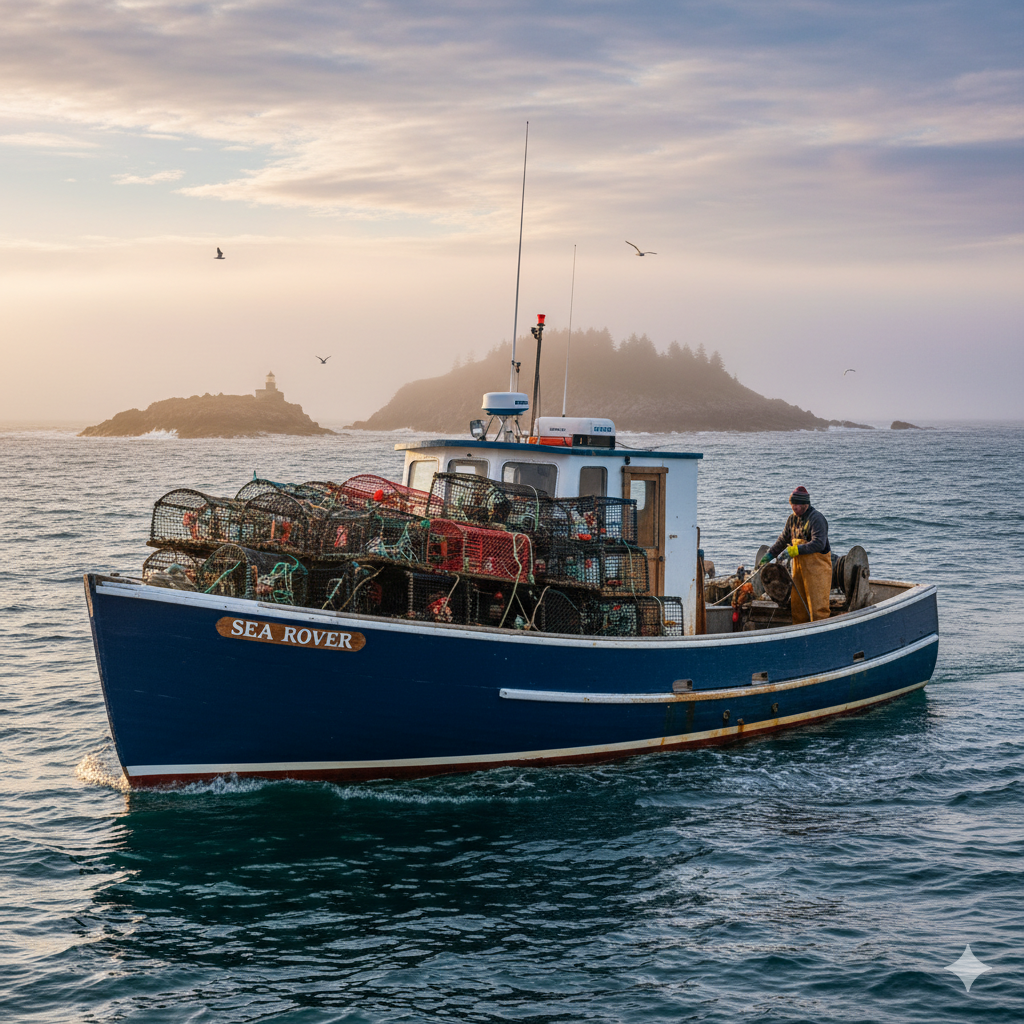 lobster boat in Maine