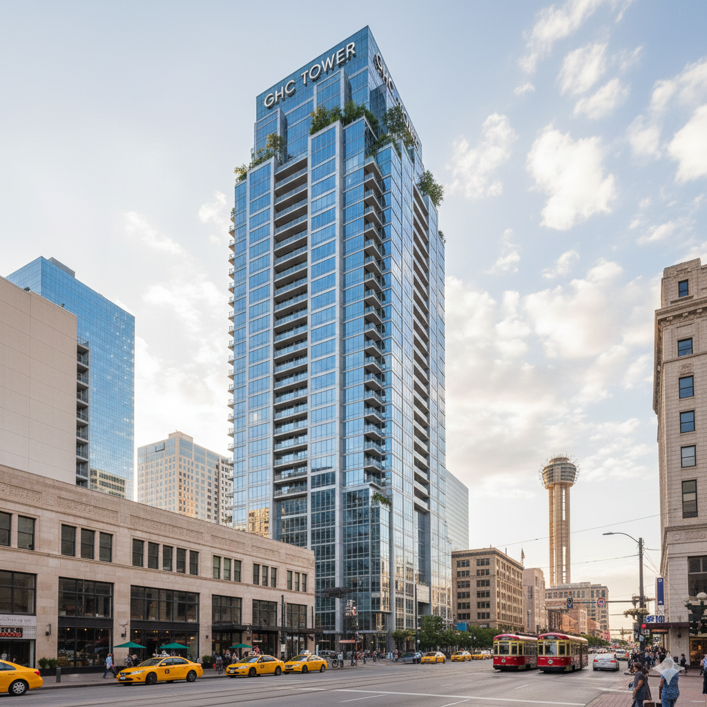 commercial building in downtown dallas texas