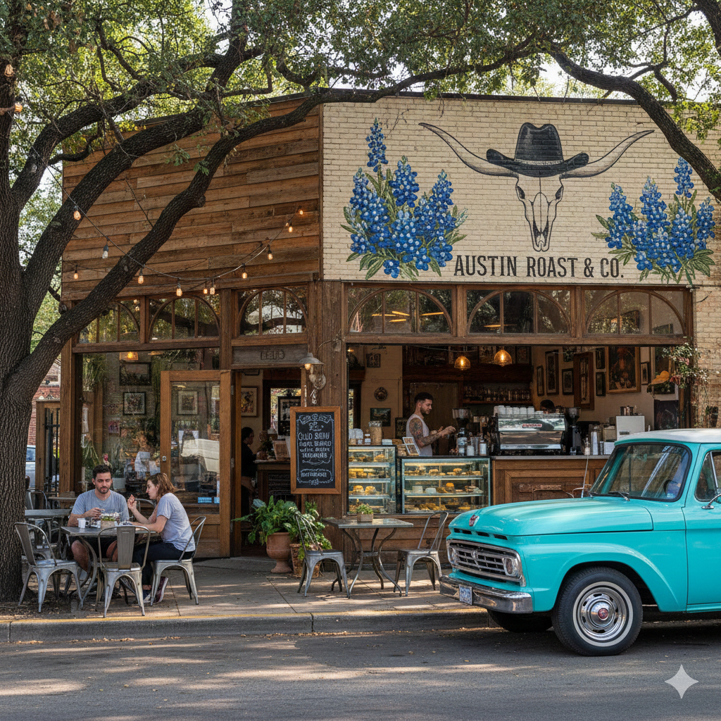 small coffee shop in austin texas